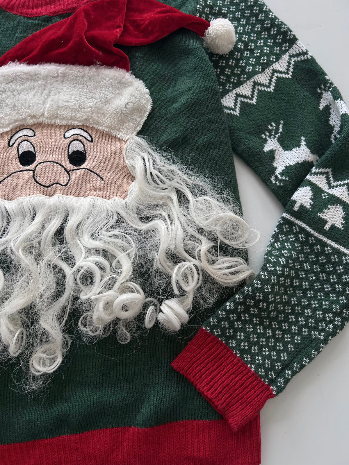 Ardene Embroidered Christmas Sweater-Bust 46