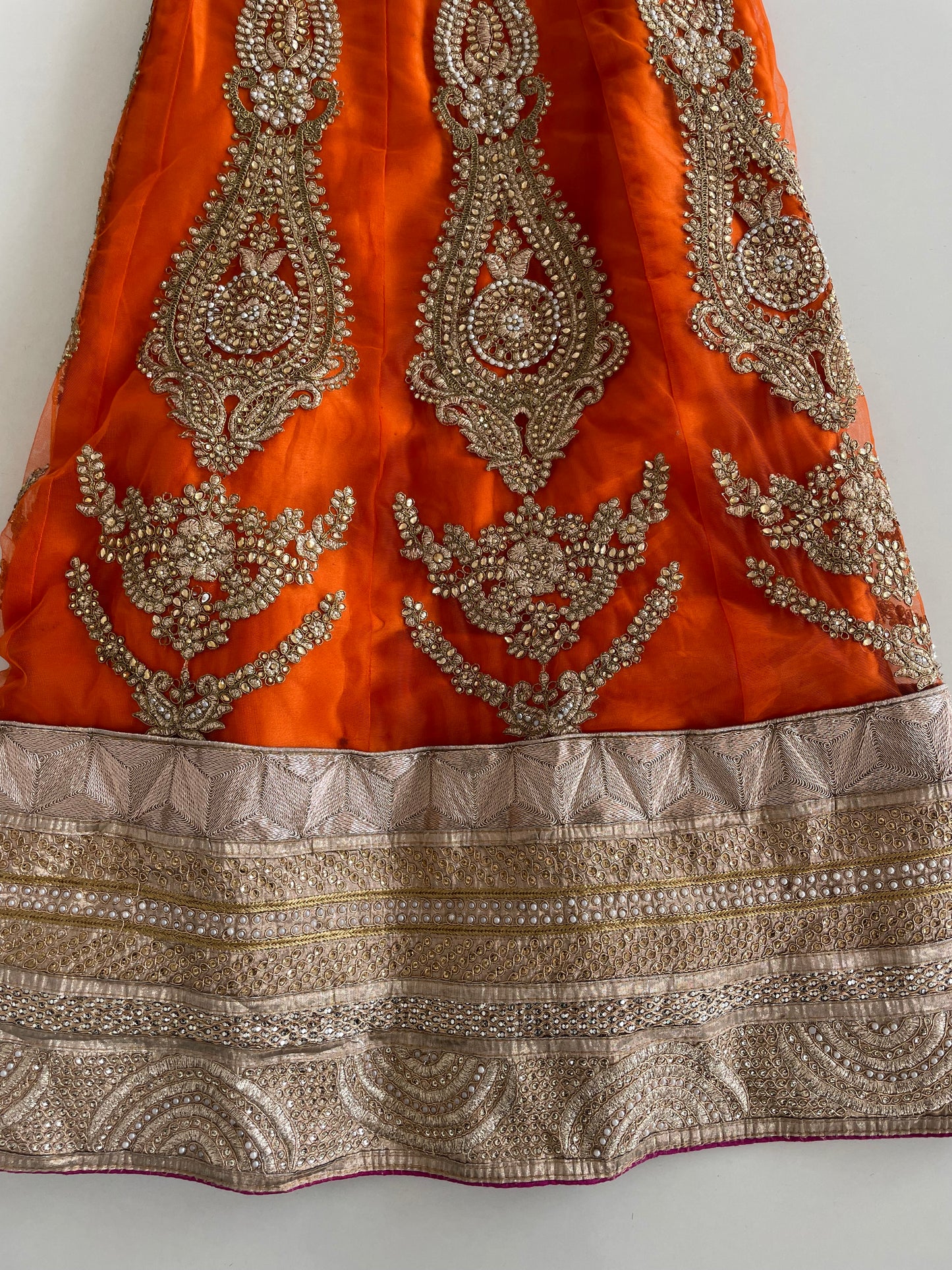 Heavily Embroidered Skirt-Waist Upto 38