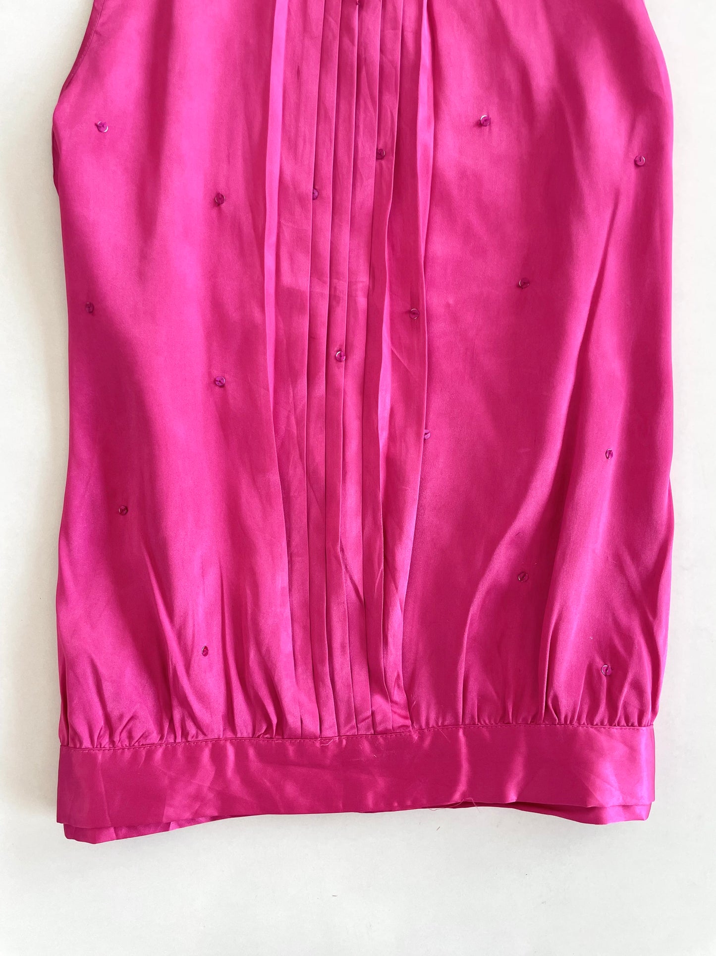 Vertigo Satin Sequin Top-Bust 34