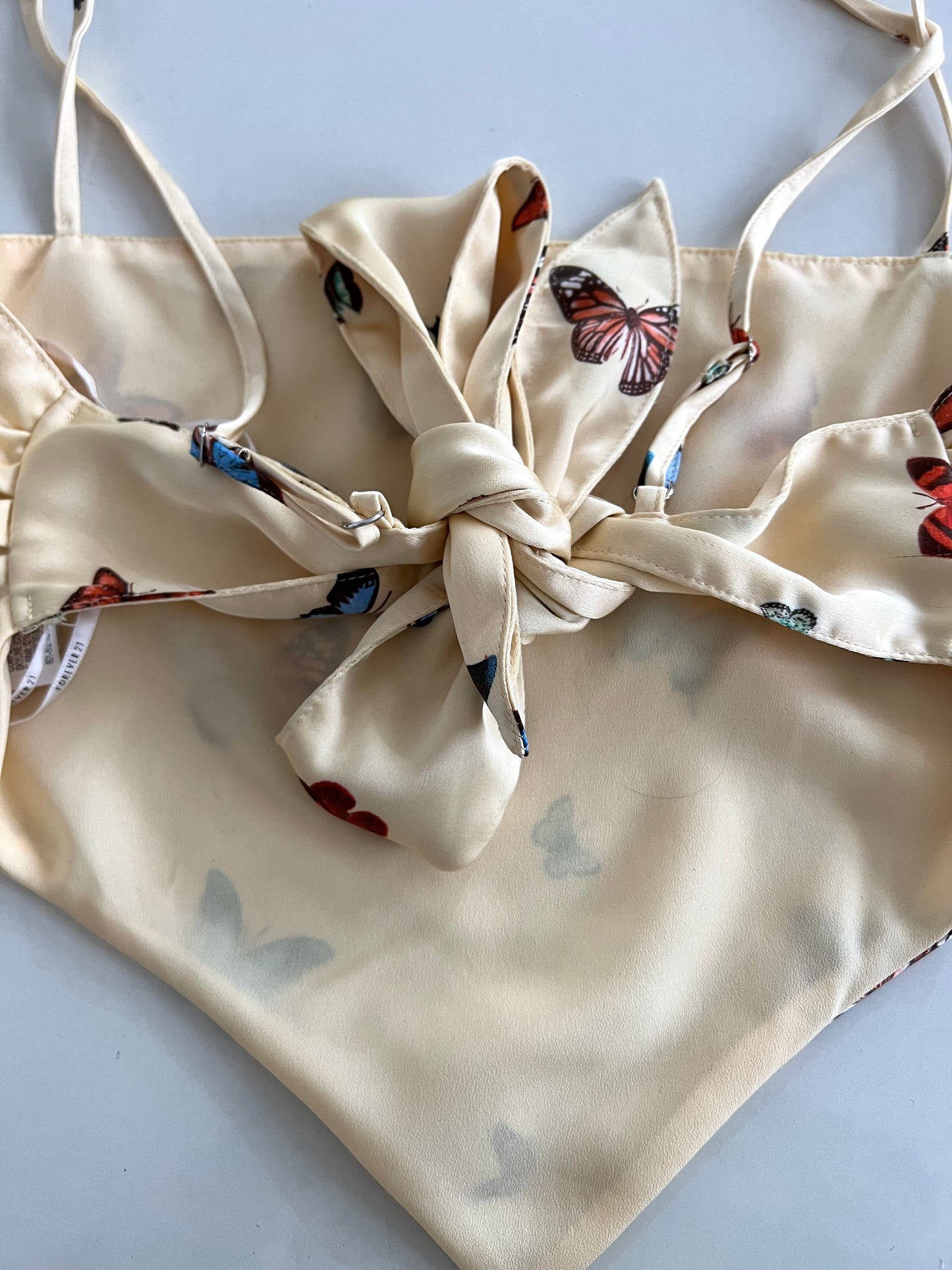 Butterfly Satin Top-Bust 30 to 32