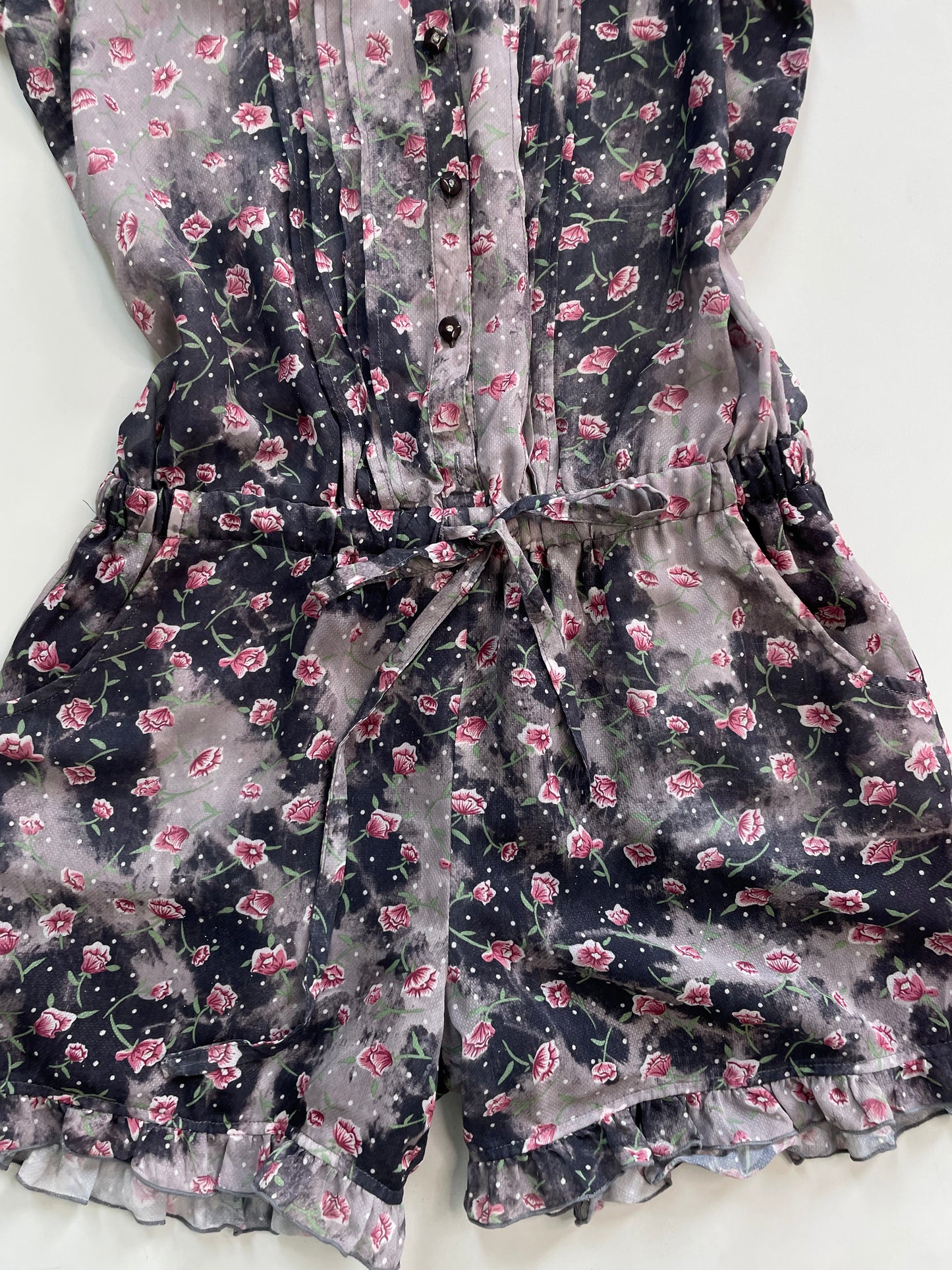 Upper Part Sheer Romper-Bust 36