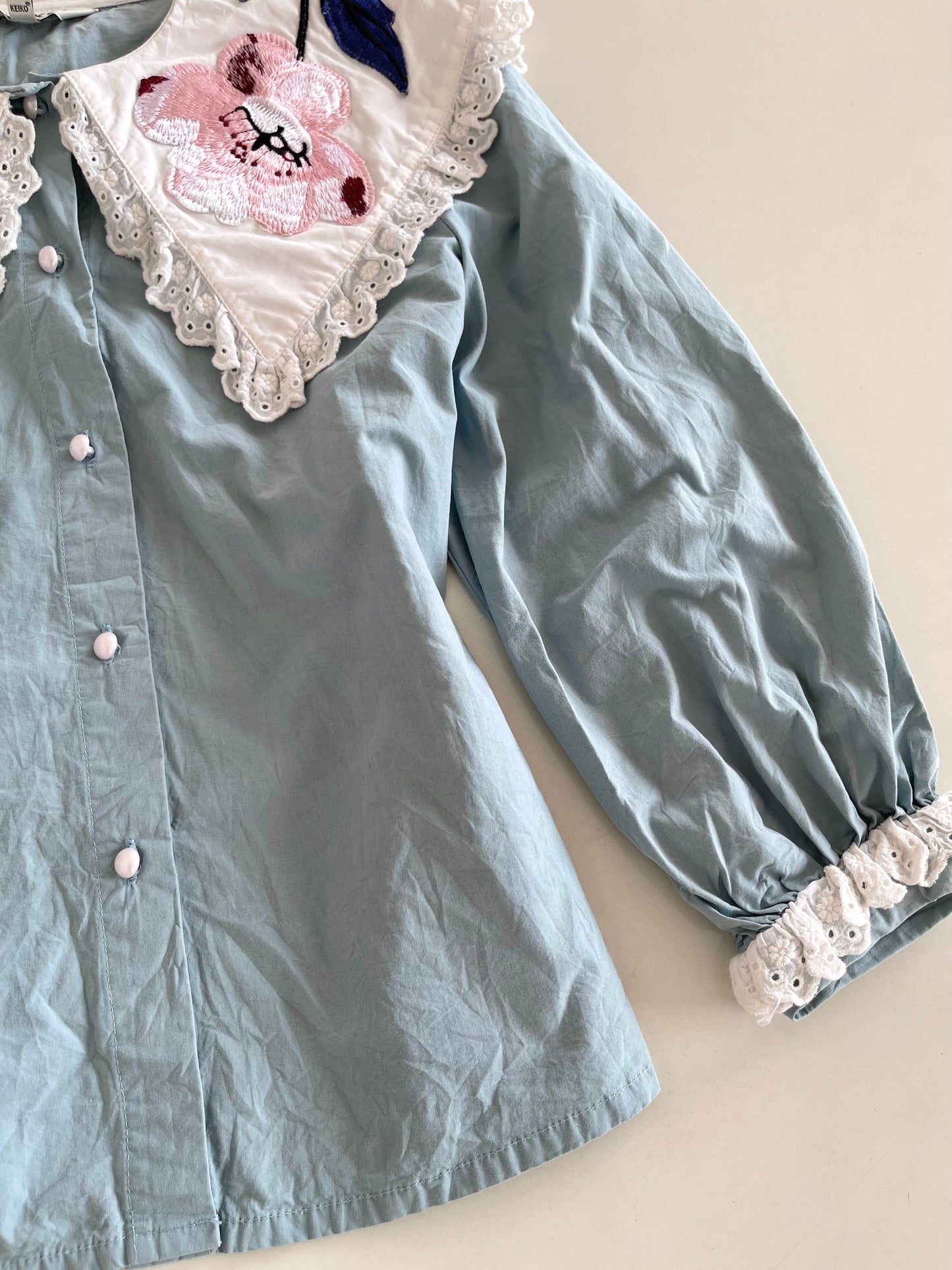 Keiko Embroidered Top-Bust 34