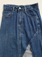 Load image into Gallery viewer, Long Denim Skirt-Waist 28