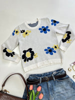 Load image into Gallery viewer, Lilou Soft Floral Sweater - Bust 30 to 32