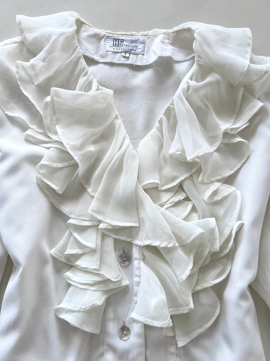 Dusseldorf Vintage Ruffle Top-Bust 42