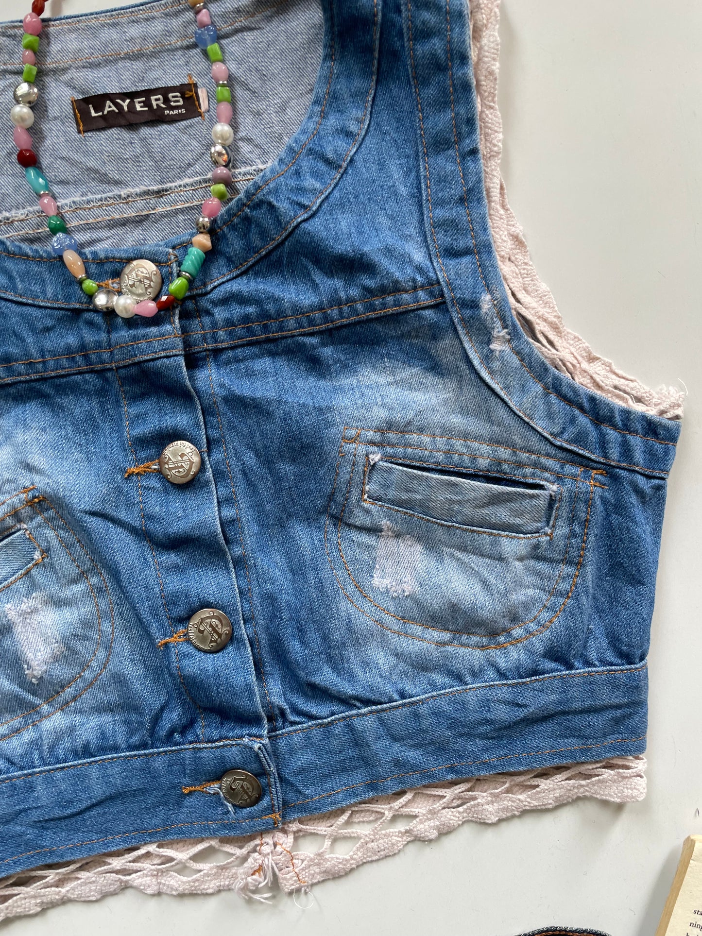 Vintage Waistcoat-Bust 34