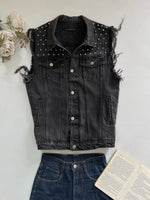 Load image into Gallery viewer, Denim Vest-Bust 38