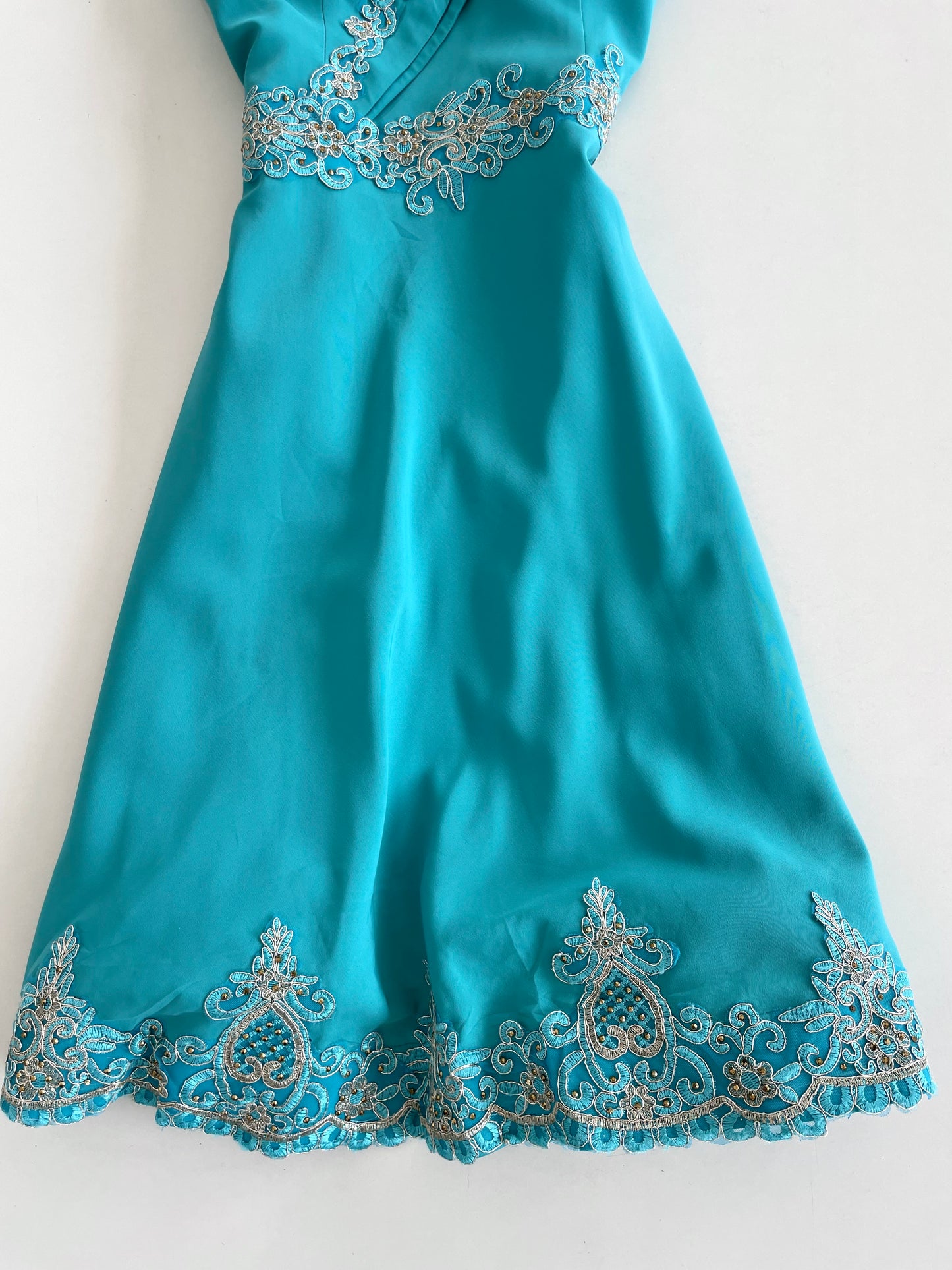 Embroidered Vintage Dress-Bust 38