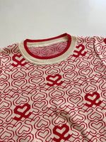 Load image into Gallery viewer, Heart Printed Sweater Vest - Bust 30 to 32