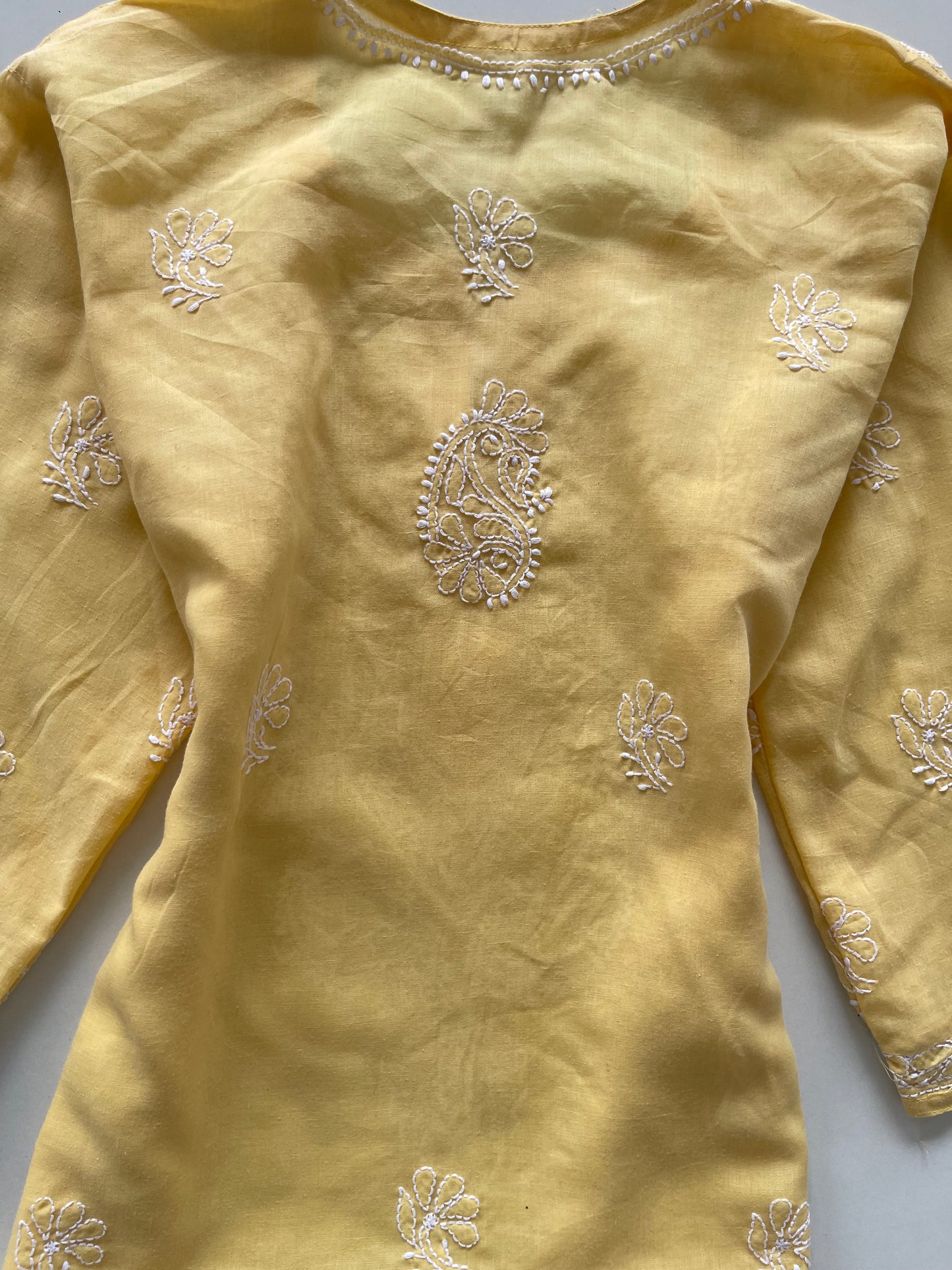 Embroidered Cotton Top-Bust 42