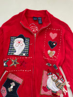 Load image into Gallery viewer, Embroidered Christmas Sweater-Bust 46