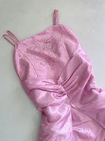 Load image into Gallery viewer, Baby Pink Rhinestone Dress-Bust 32