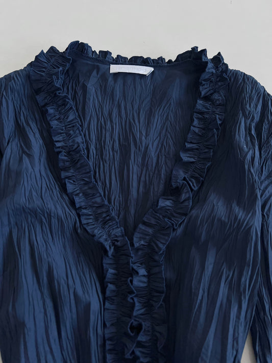 Vintage Ruffle Top-Bust 34