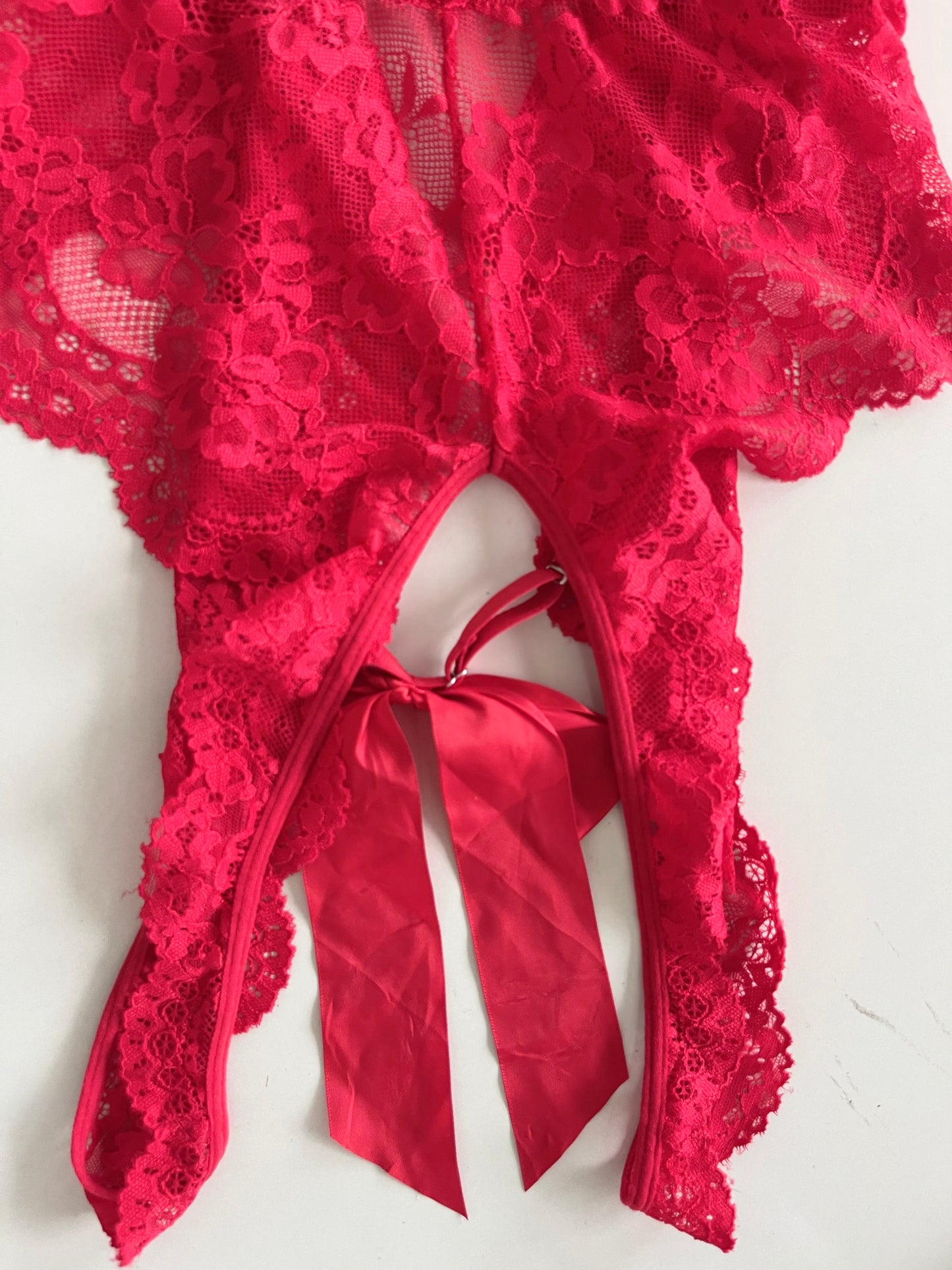 Sheer Lace Bodysuit-Bust 44 to 46