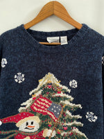 Load image into Gallery viewer, Embroidered Christmas Sweater-Bust 50