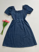 Load image into Gallery viewer, Denim Dress-Bust 32 to 34