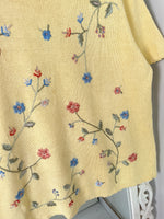 Load image into Gallery viewer, Vintage Embroidered Sweater Vest-Bust 44