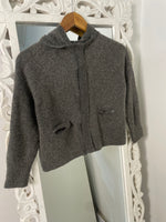 Load image into Gallery viewer, Thick Shimmery Zipper Sweater-Bust 34