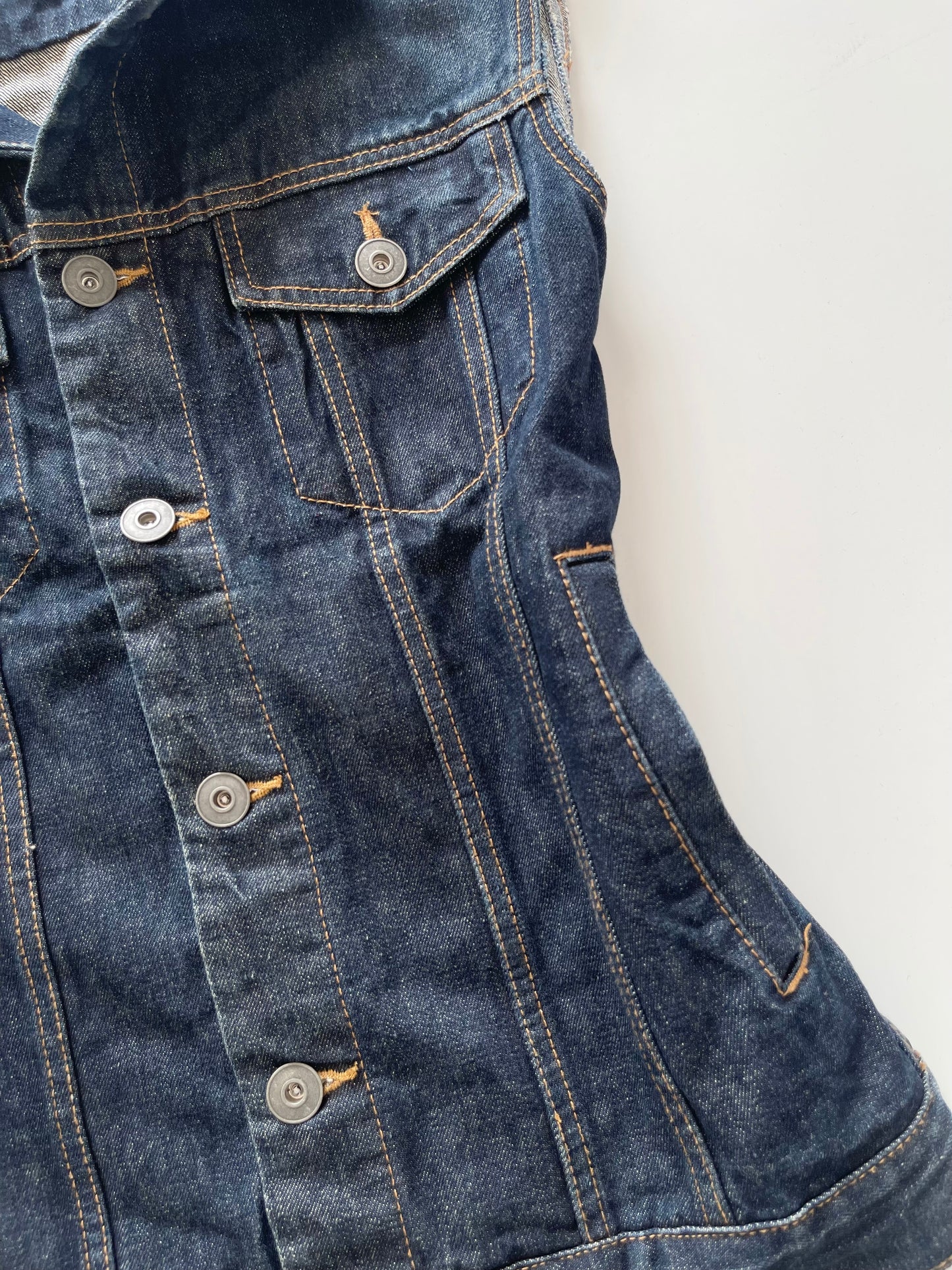 Giordano Vintage Denim Jacket-Bust 38