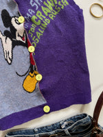 Load image into Gallery viewer, Mickey Purple Soft Sweater Vest - Bust 38 to 40