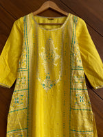 Load image into Gallery viewer, Sequin Foilwork Kurta-Bust 34