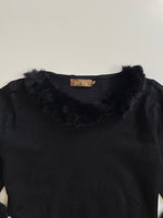 Load image into Gallery viewer, JINJU BLACK SWEATER BUST-30 to 34