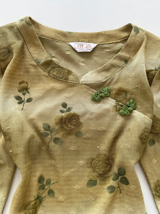 Chinese Sheer Top-Bust 36 to 38