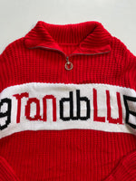 Load image into Gallery viewer, Red Half Zip Up Soft Sweater - Bust 42 to 46