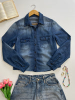 Load image into Gallery viewer, Denim Shirt-Bust 36