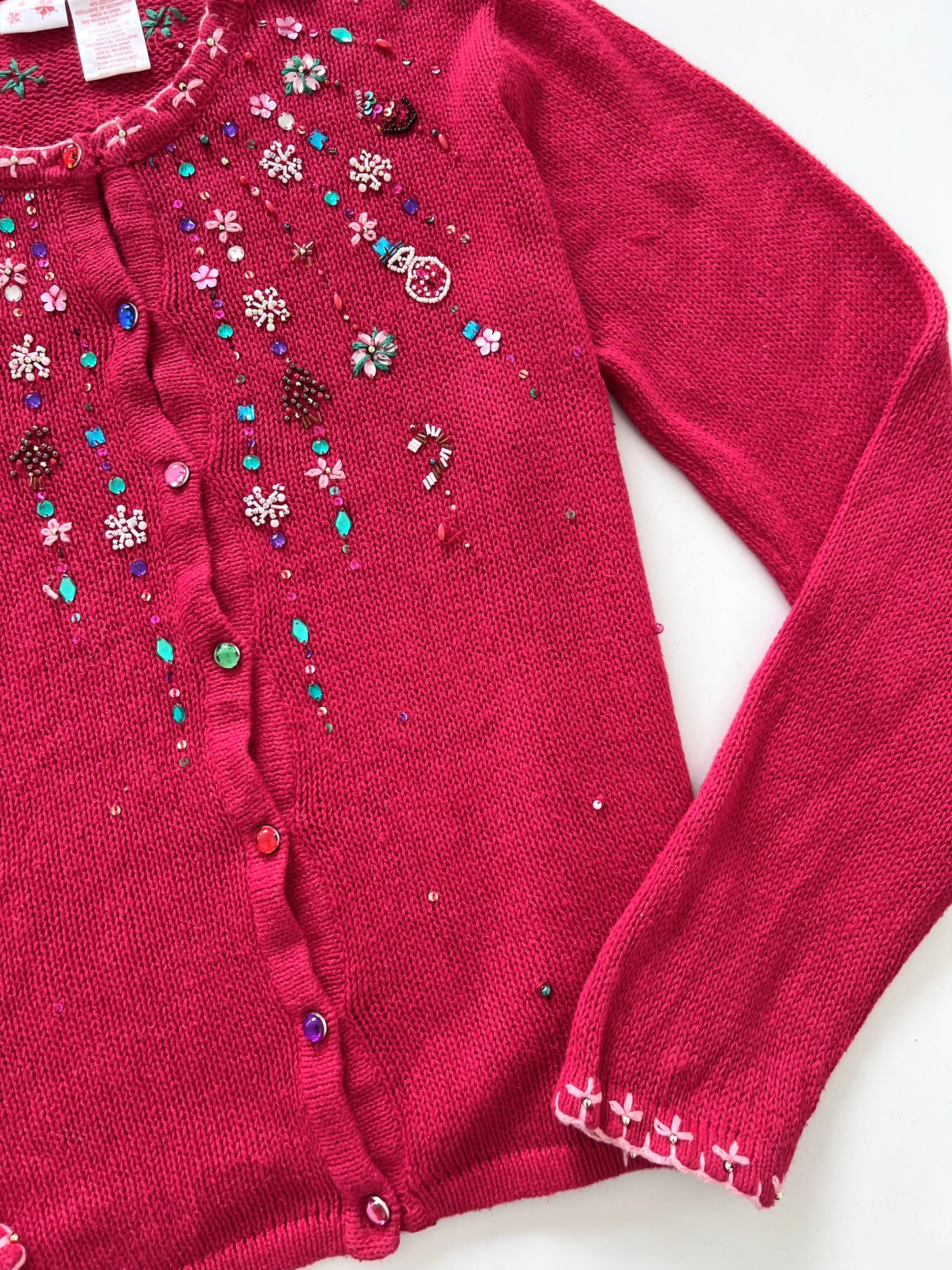 Hand Embroidered Sweater-Bust 48