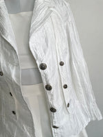 Load image into Gallery viewer, ICE WHITE SOFT VINTAGE SHIRT/BLAZER - BUST 42