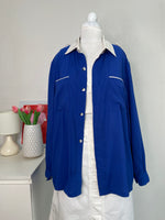 Load image into Gallery viewer, Blue Shirt-Chest 46