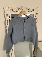 Load image into Gallery viewer, Ash Blue Two Way Chunky Zipper-Bust 38