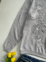 Load image into Gallery viewer, Aldred Dunner Handmade Embroidered Sweater-Bust 44