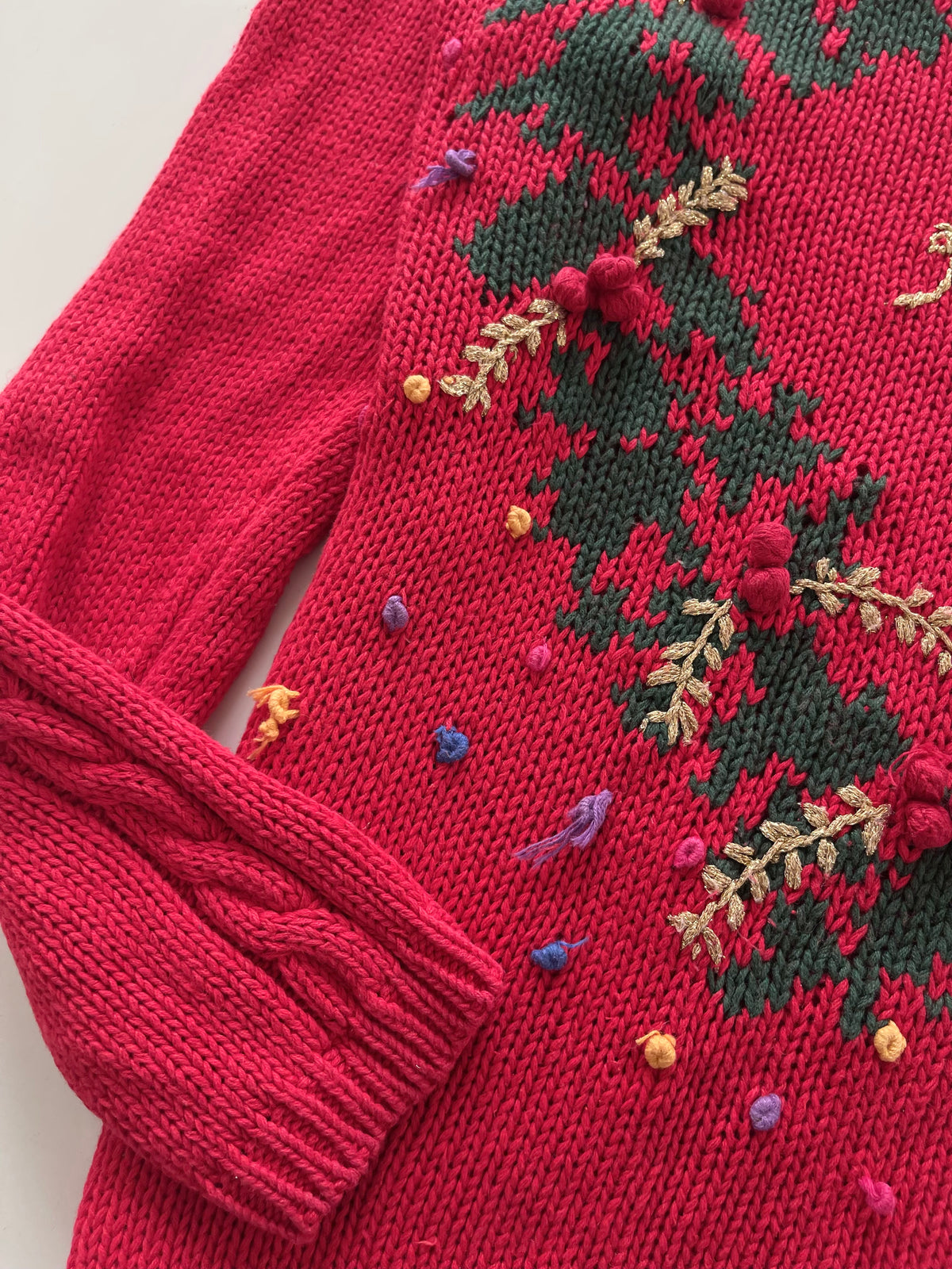 Work In Progress Embroidered Sweater-Bust 46
