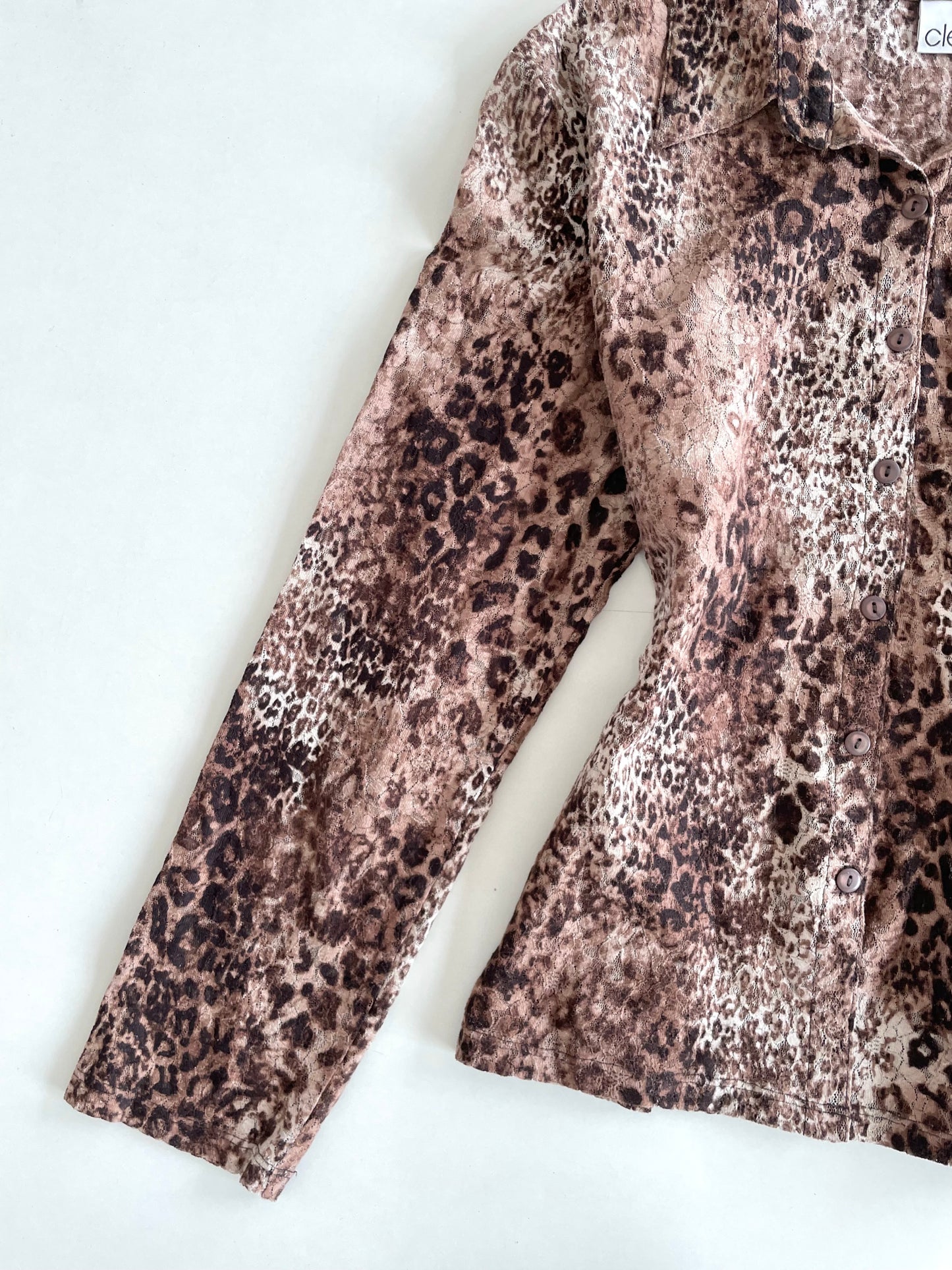 Cleo Animal Print Shirt-Bust 42