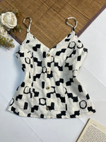 Load image into Gallery viewer, H&M Linen Top-Bust 36