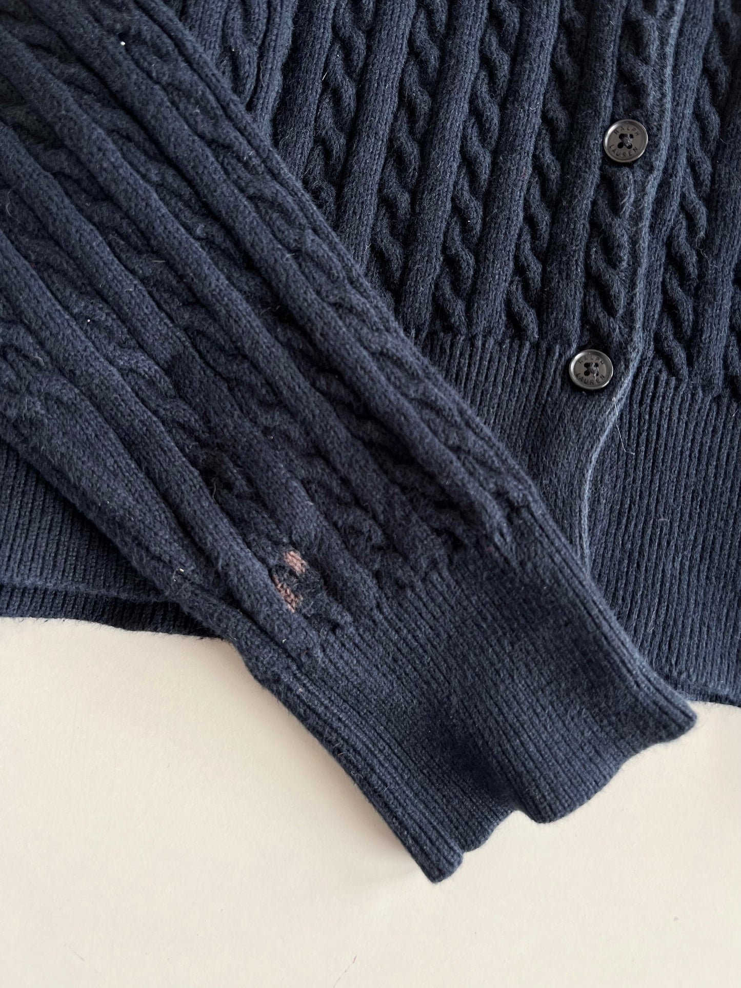 Ralph Lauren 100%Cotton Vintage Cardigan-Bust 38 to 40