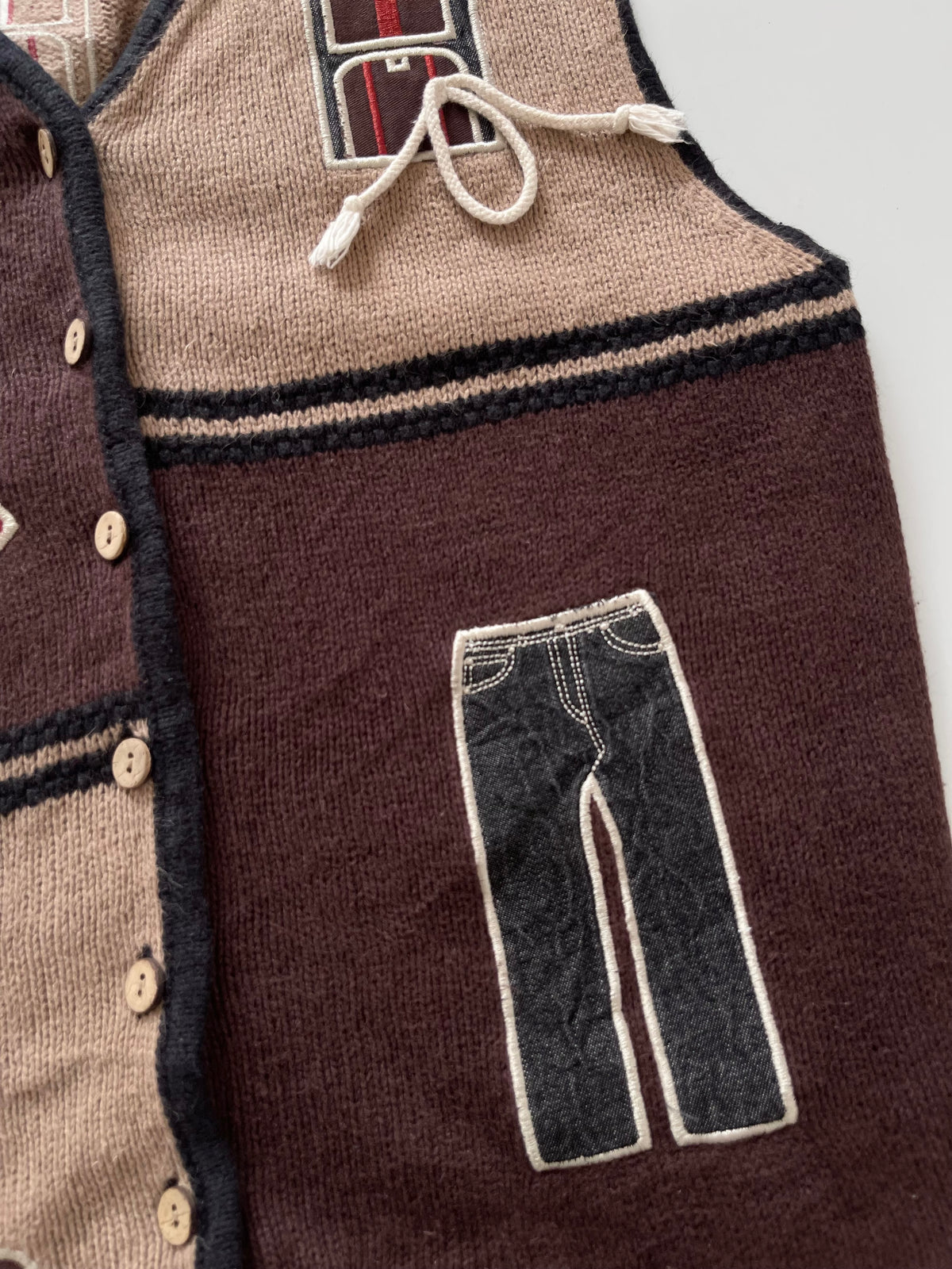 Christopher&Banks Embroidered Christmas Vest Sweater-Bust 46