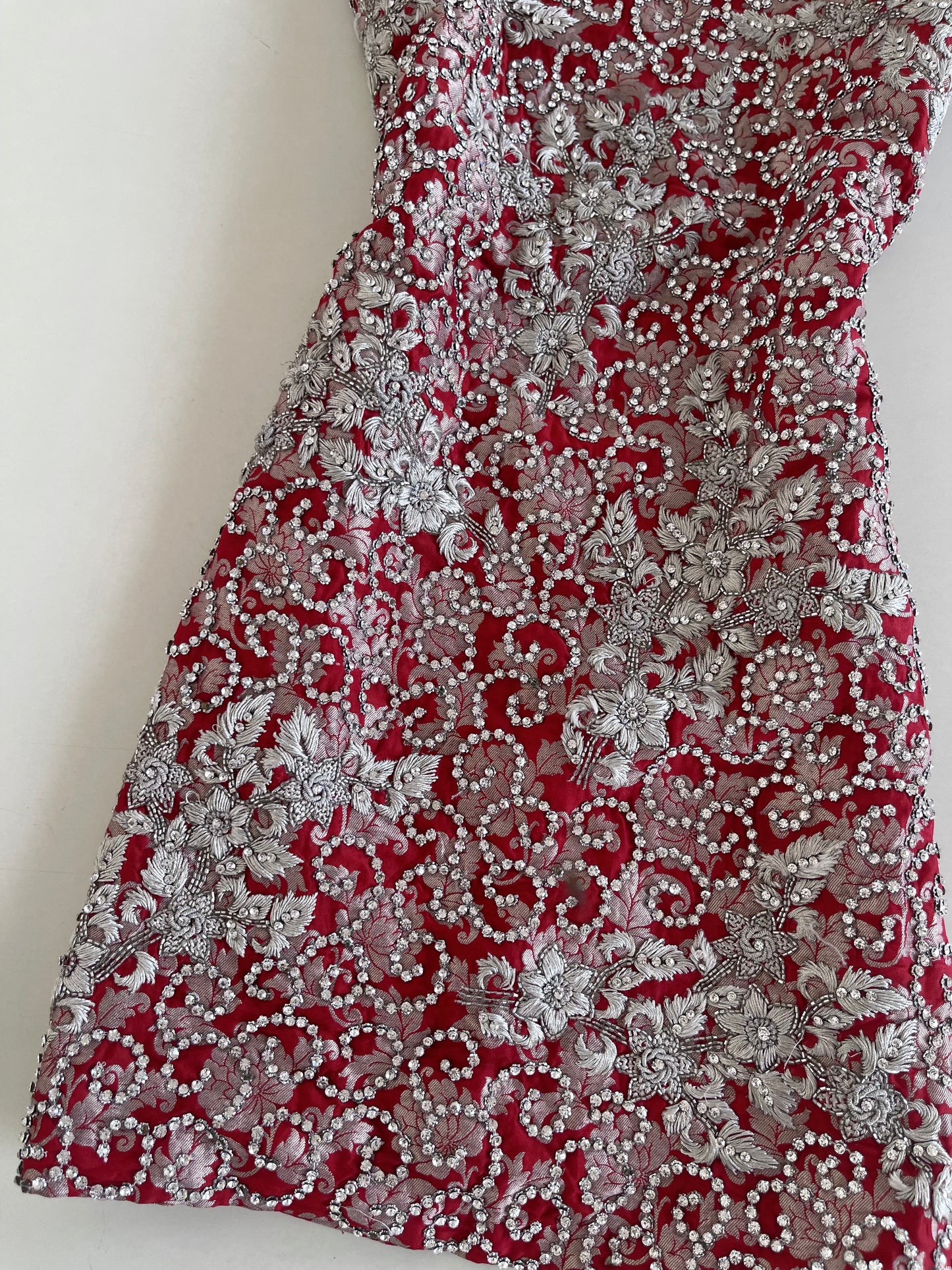 Heavily Embroidered Vintage Dress-Bust 34