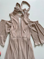 Load image into Gallery viewer, LUSH PLEATED COLD SHOULDER DRESS - BUST 32 TO 34