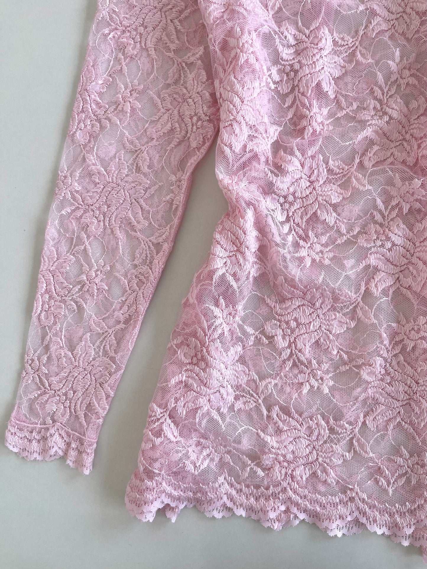 Lace Sheer Top-Bust 42