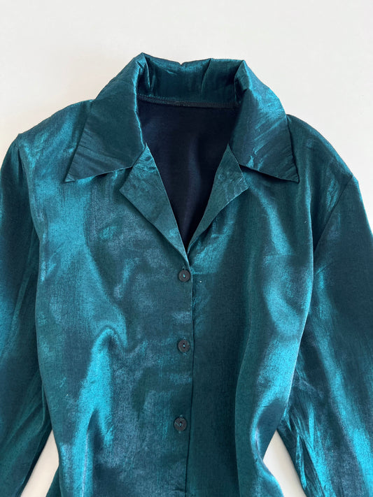 Vintage Organza Shirt-Bust 42