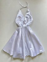 Load image into Gallery viewer, Satin Halter Dress-Bust 30