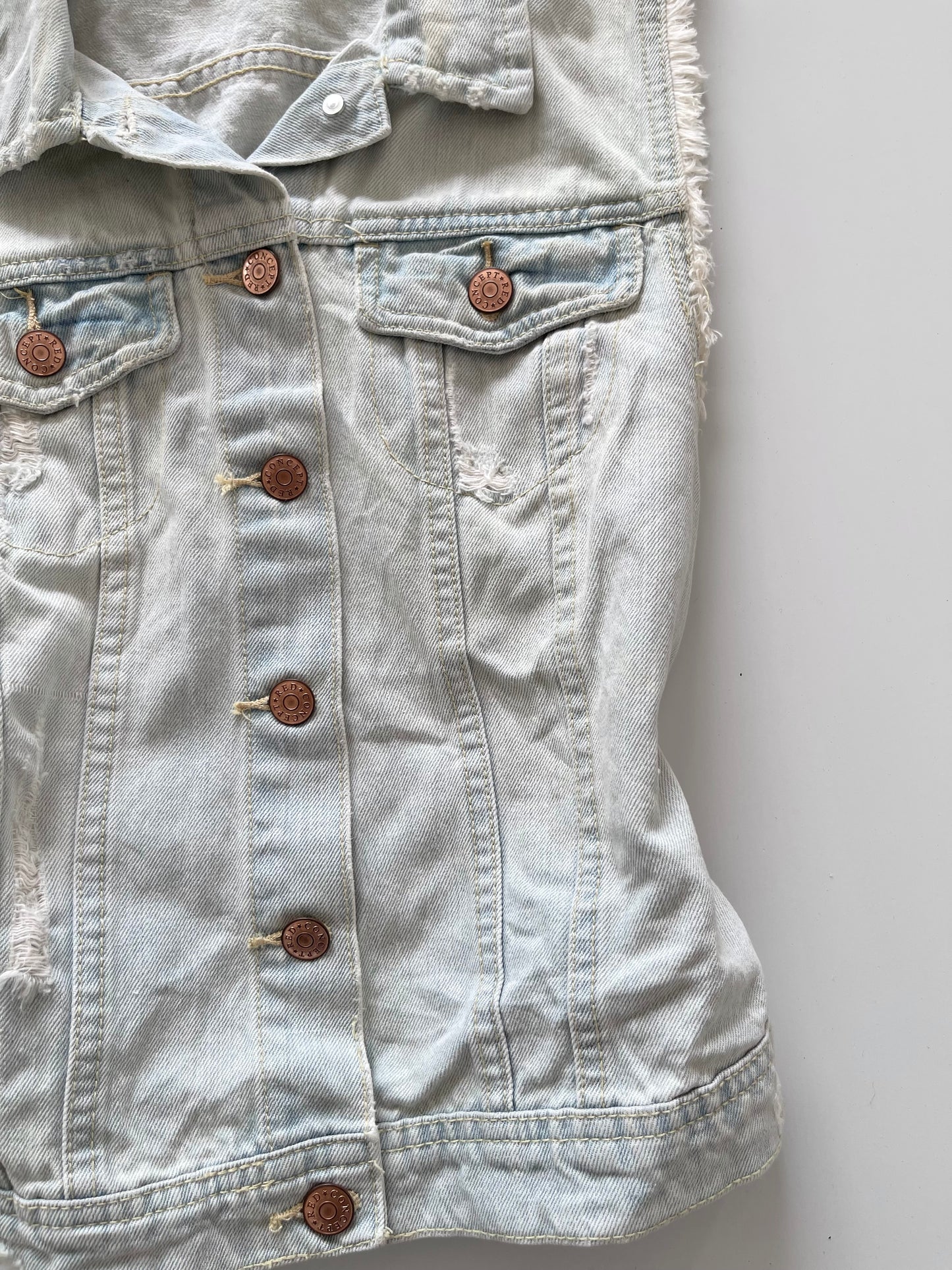 Divided Denim Jacket-Bust 32