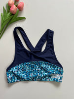Load image into Gallery viewer, TWO BLUE SPORTS BRA - BUST 32 TO 34
