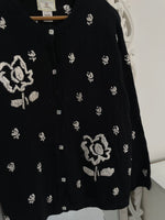 Load image into Gallery viewer, Susan Bristol Embroidered Vintage Sweater-Bust 44