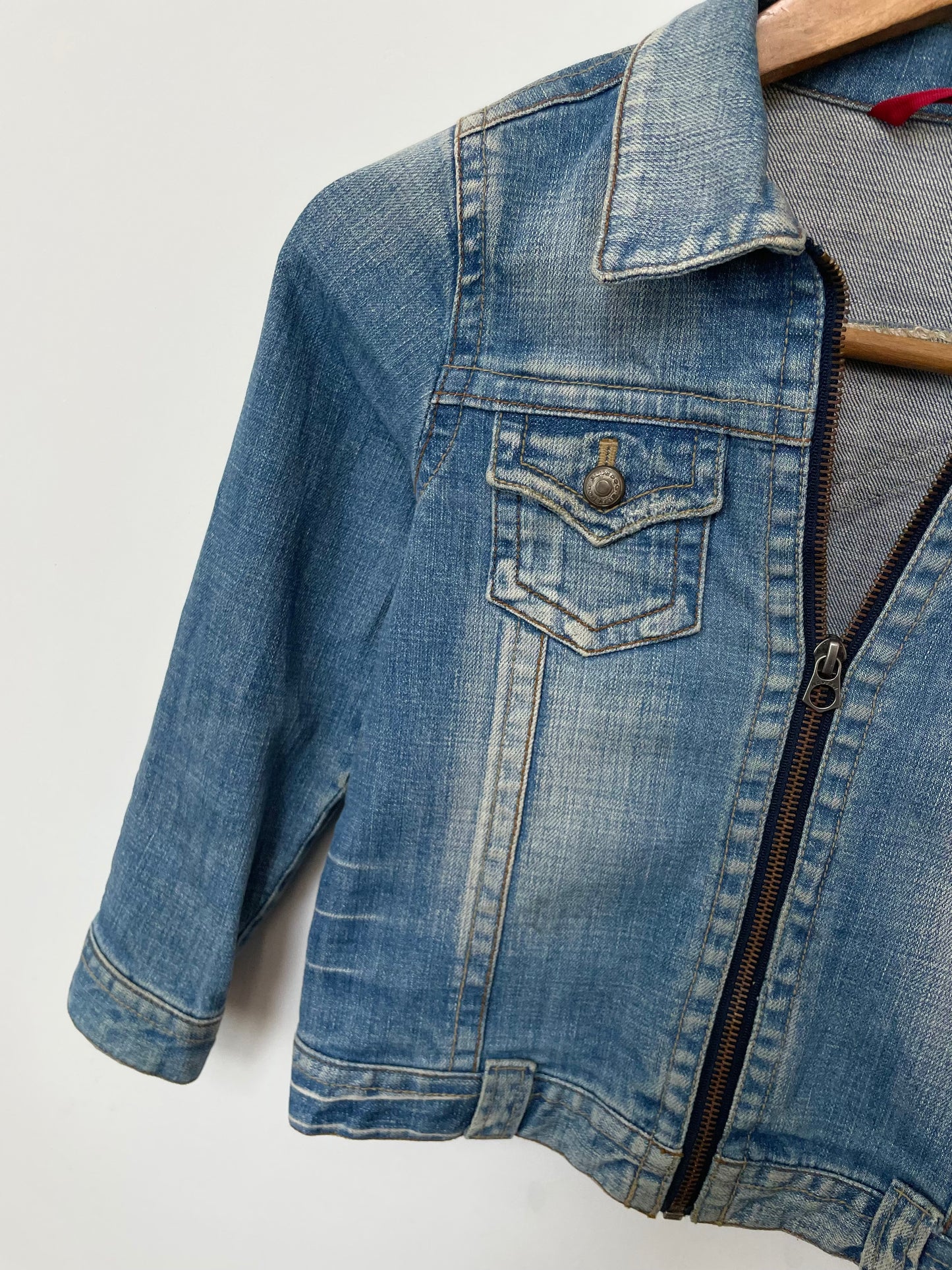 Denim Vest-Bust 28
