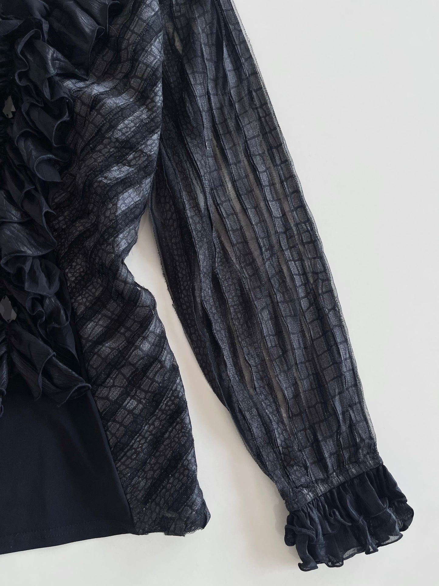 Mazex Ruffle Top-Bust 44 to 46