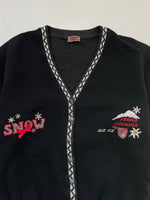 Load image into Gallery viewer, Vollmar Inner Fleece Embroidered Christmas Sweater-Bust 44